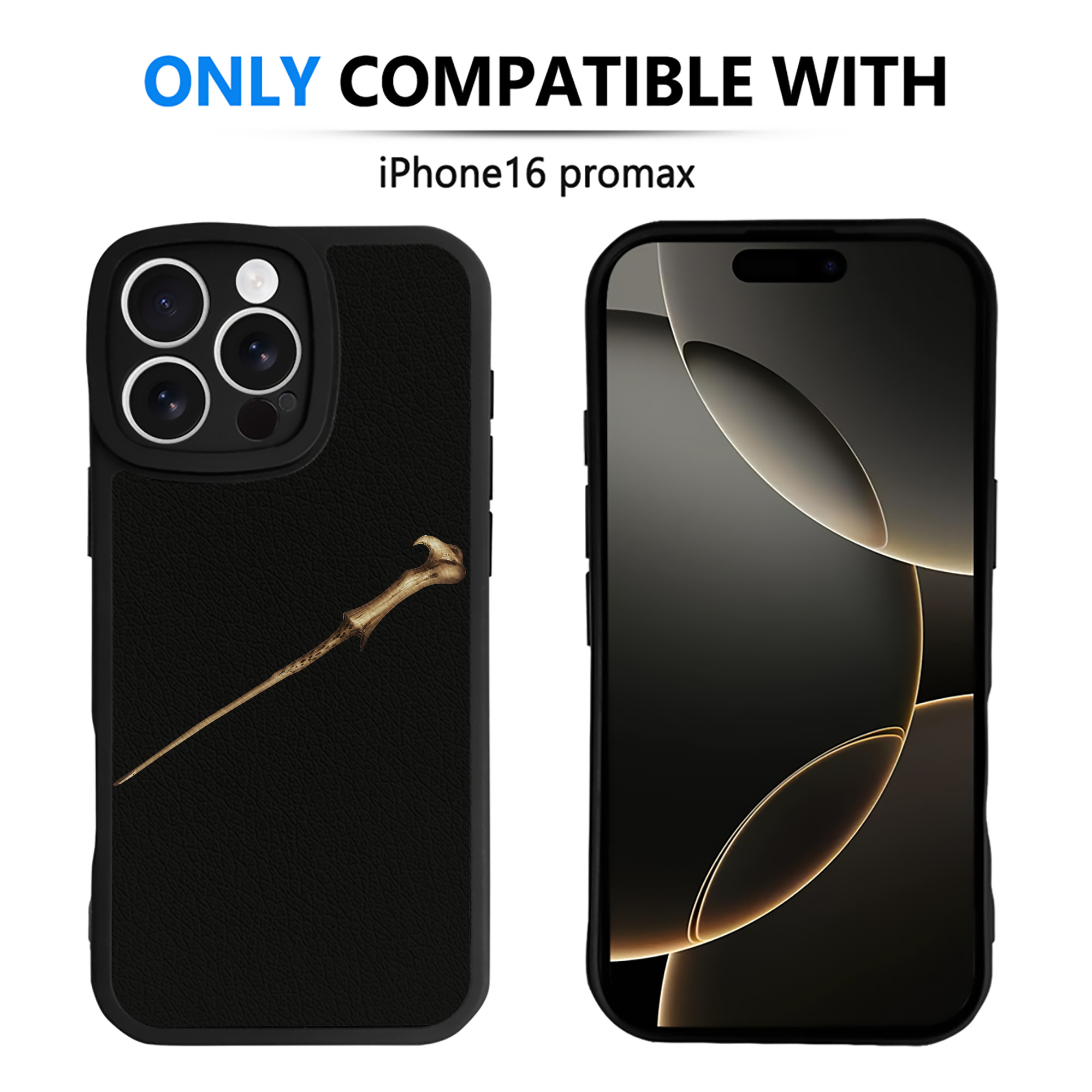 （画像用） Harry Potter ハリー・ポッターシリーズ 【iPhone 16シリーズ対応】シリコンスマホケース（レザー調） 材質：シリコン